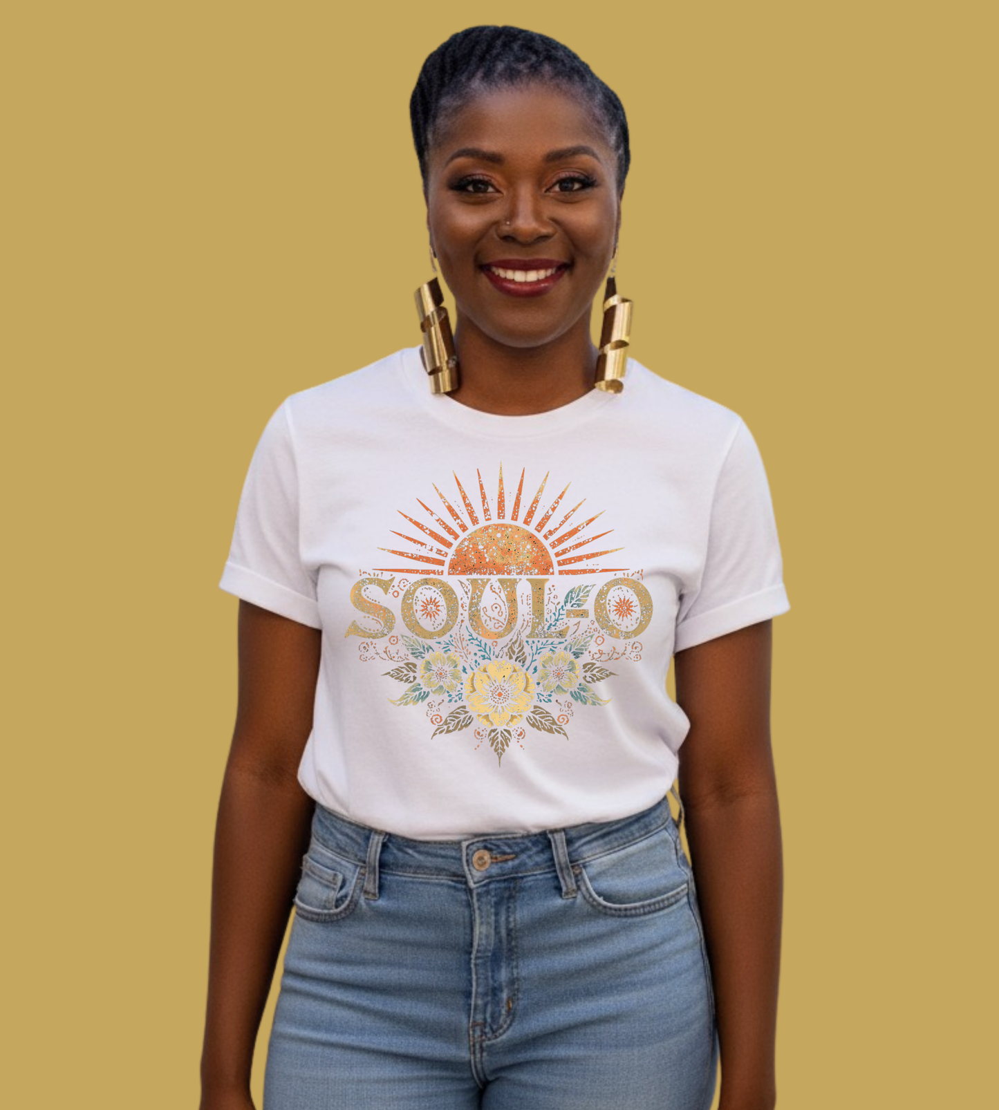 Sun Soul-O Tee | Radiant Energy & Self-Love Shirt