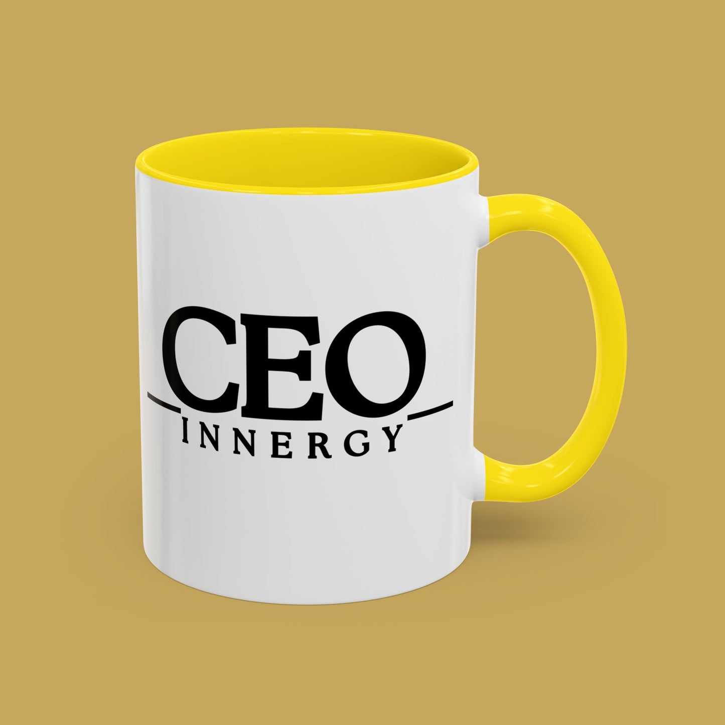 CEO Innergy Accent Coffee Mug – Motivational Office Coffee Cup (11/15 oz)