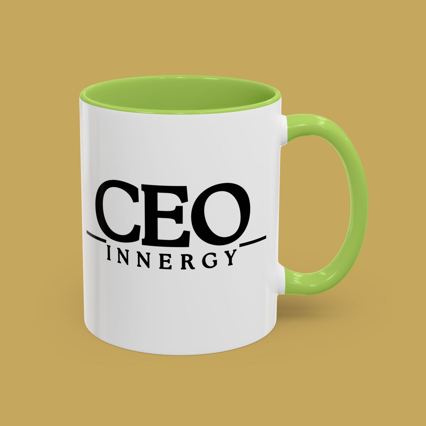 CEO Innergy Accent Coffee Mug – Motivational Office Coffee Cup (11/15 oz)