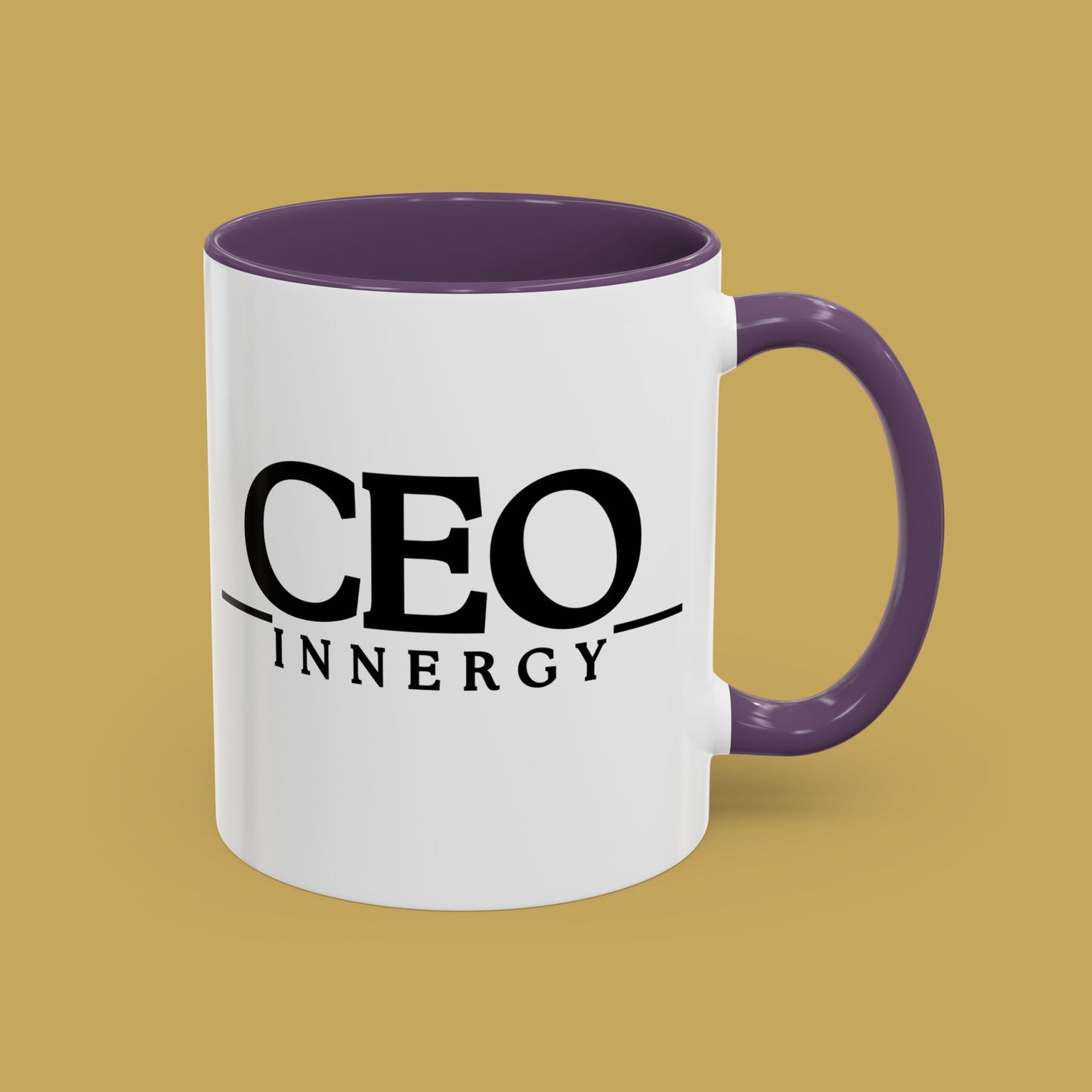 CEO Innergy Accent Coffee Mug – Motivational Office Coffee Cup (11/15 oz)
