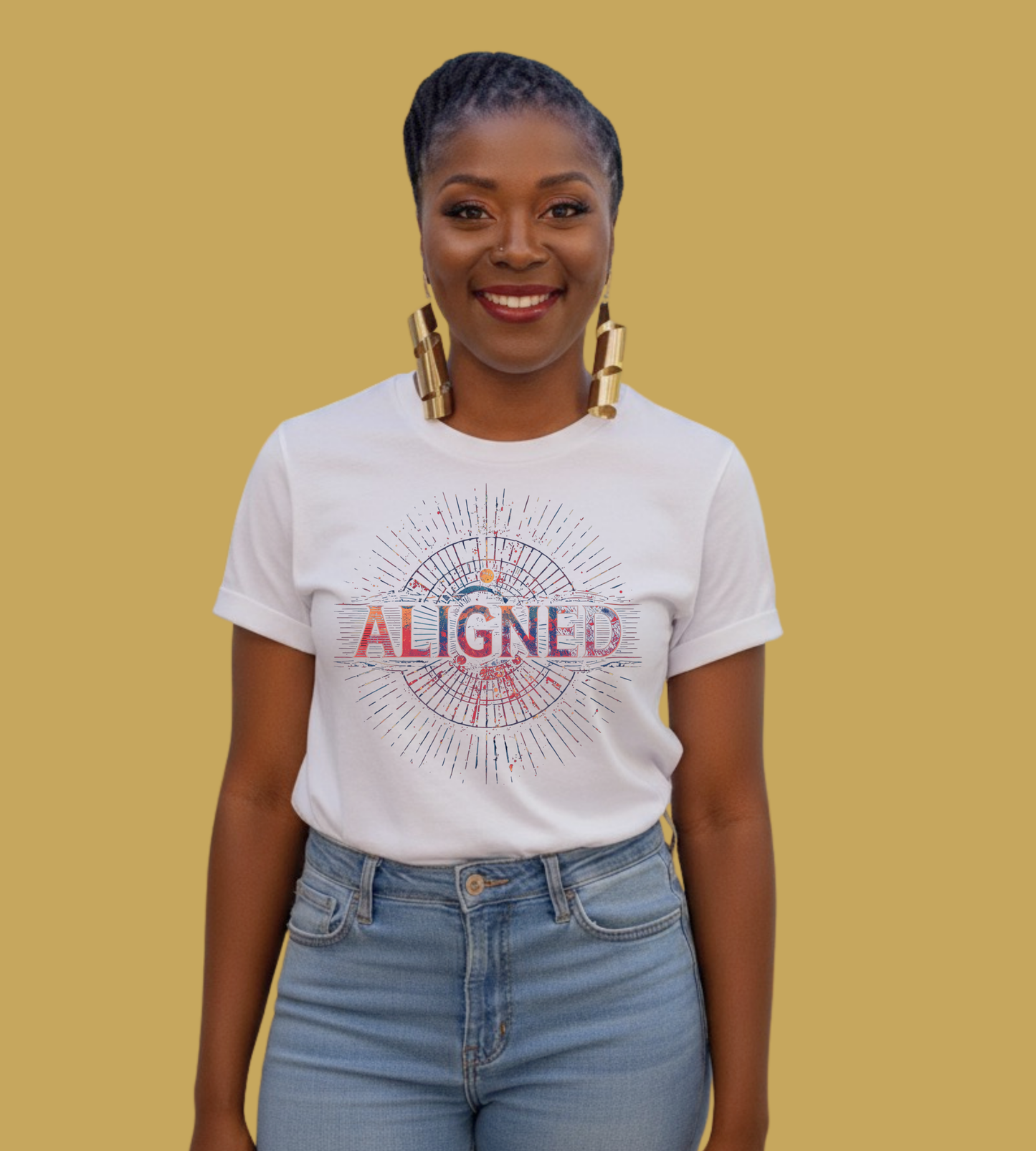 Aligned Tee | Feminine Energy & Soft Life Shirt