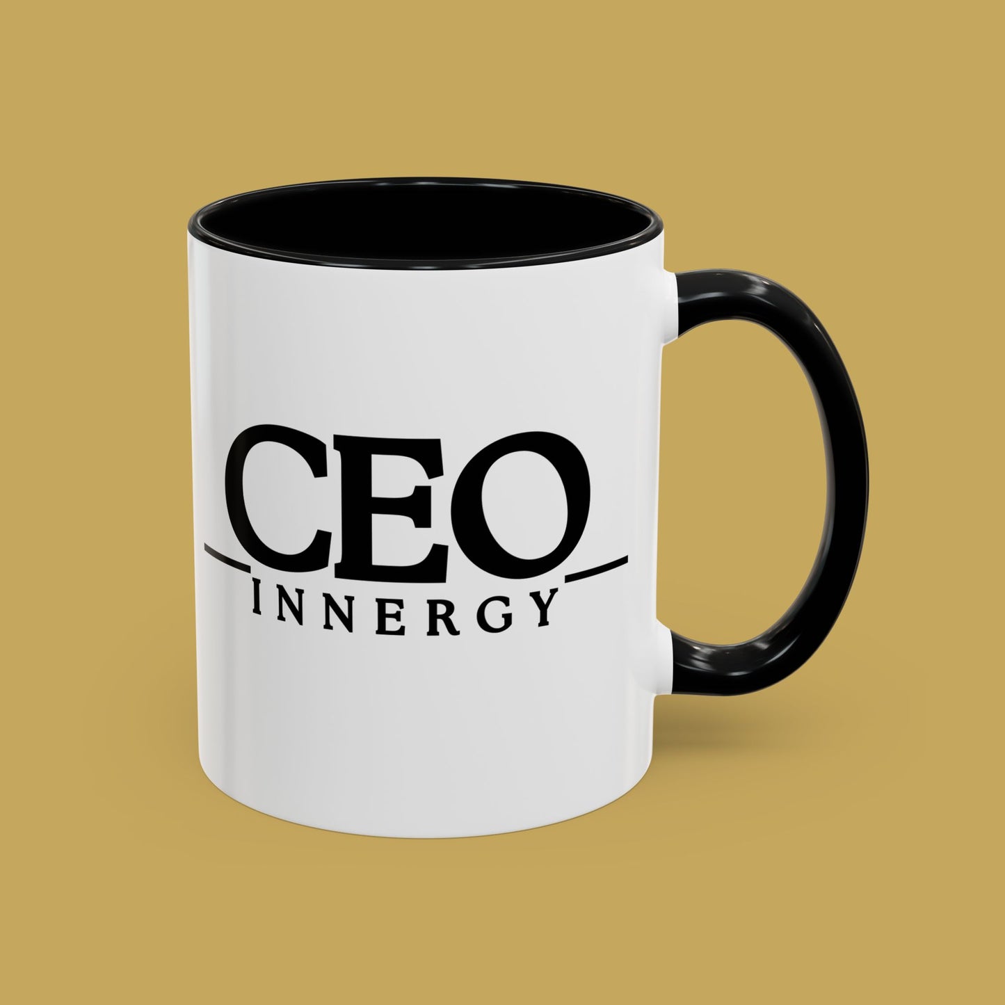 CEO Innergy Accent Coffee Mug – Motivational Office Coffee Cup (11/15 oz)